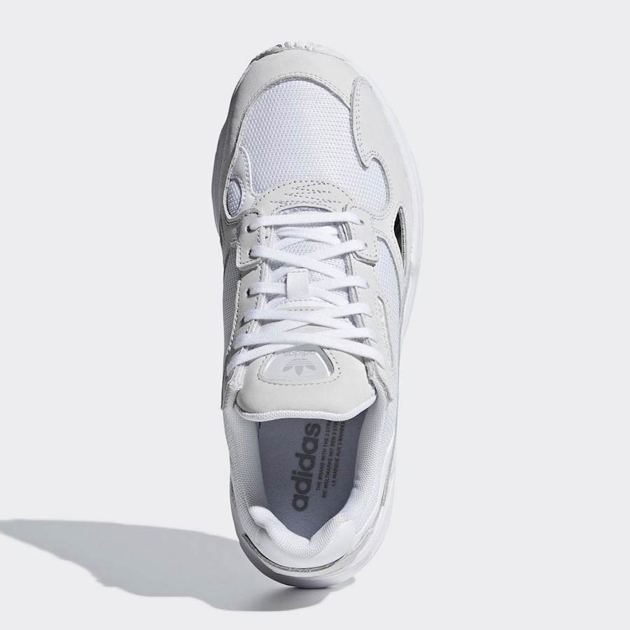 adidas Falcon Triple White B28128 Release Date
