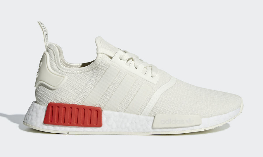 adidas NMD R1 Off-White Lush Red B37619 Release Date - SBD