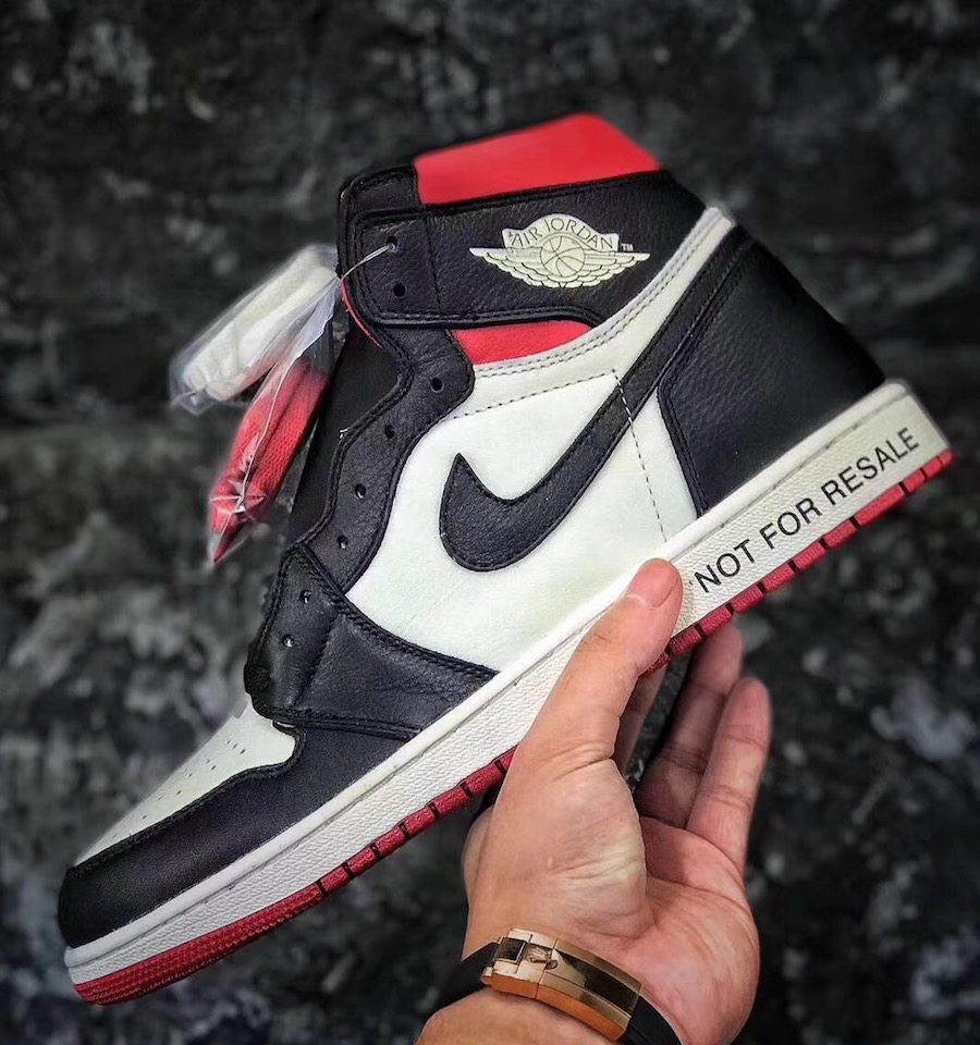 Air Jordan 1 No Ls Not For Resale Varsity Red 861428-106 Release