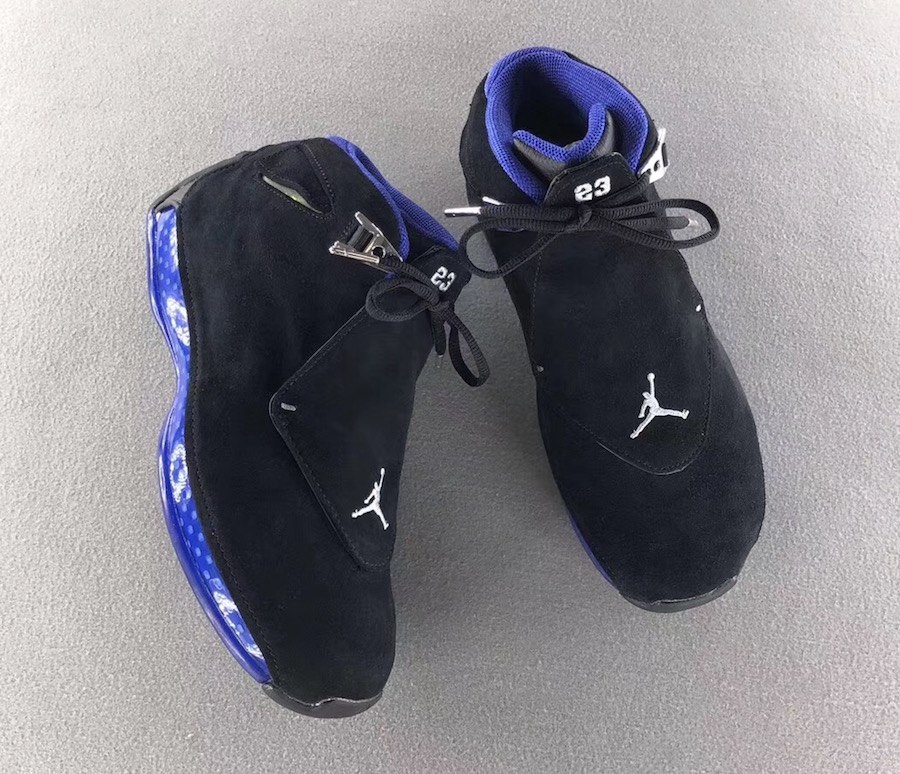 black blue jordan 18