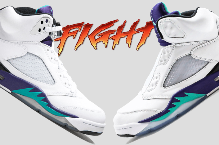 2006 fresh prince jordan 5 grape