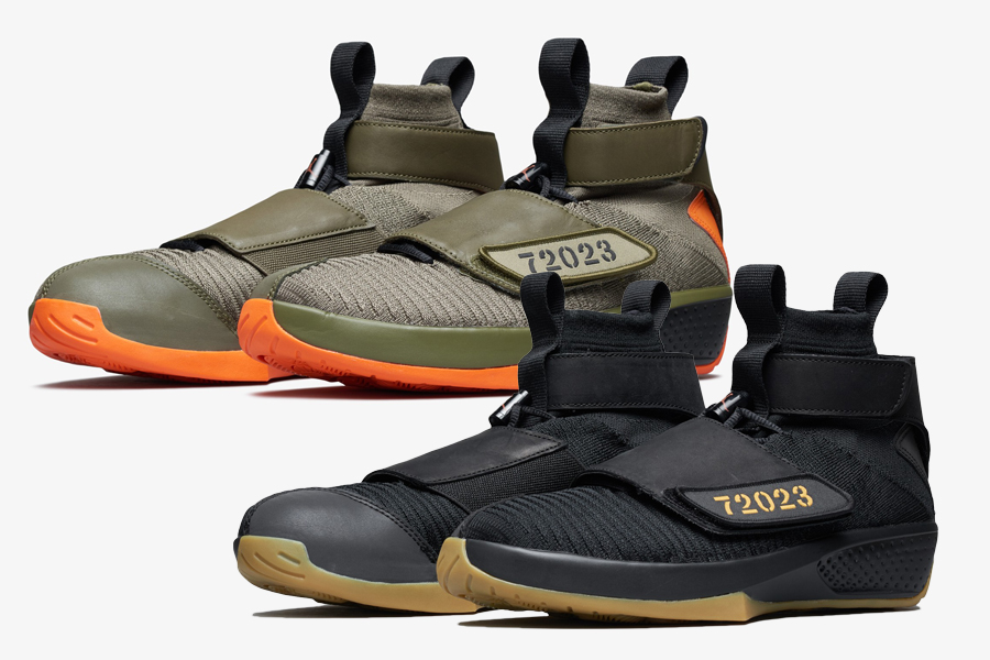 Air Jordan 20 Flyknit Olive Orange + 