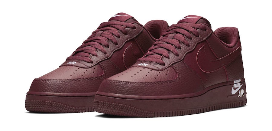 Nike Air Force 1 Low 07 LTHR Team Red Release Date