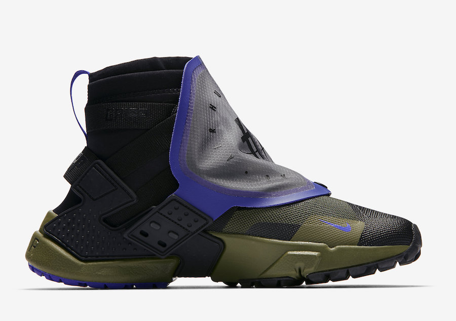 Nike Air Huarache Gripp Black Olive Canvas AT0298-001 Release Date