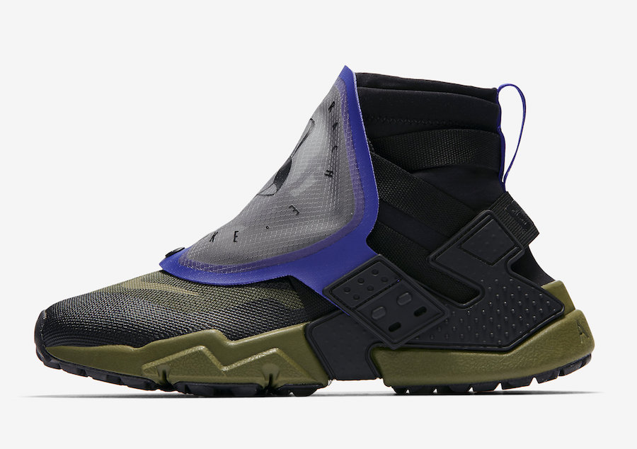 Nike Air Huarache Gripp Black Olive Canvas AT0298-001 Release Date