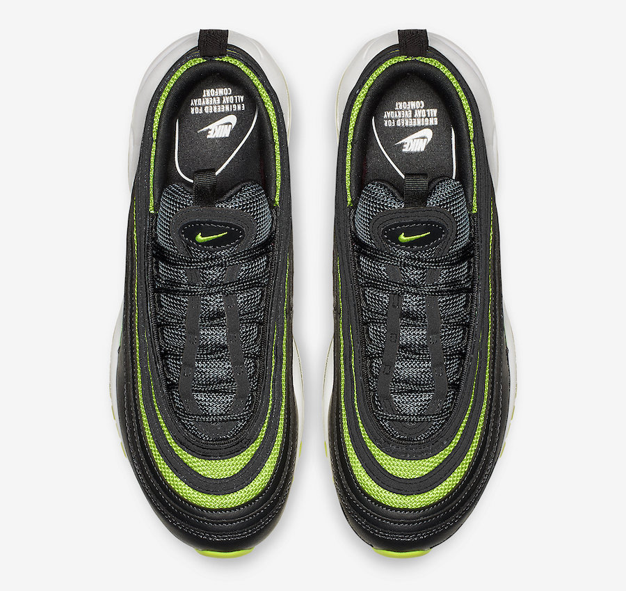 black and lime green nikes