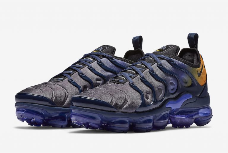 orange and blue vapor max