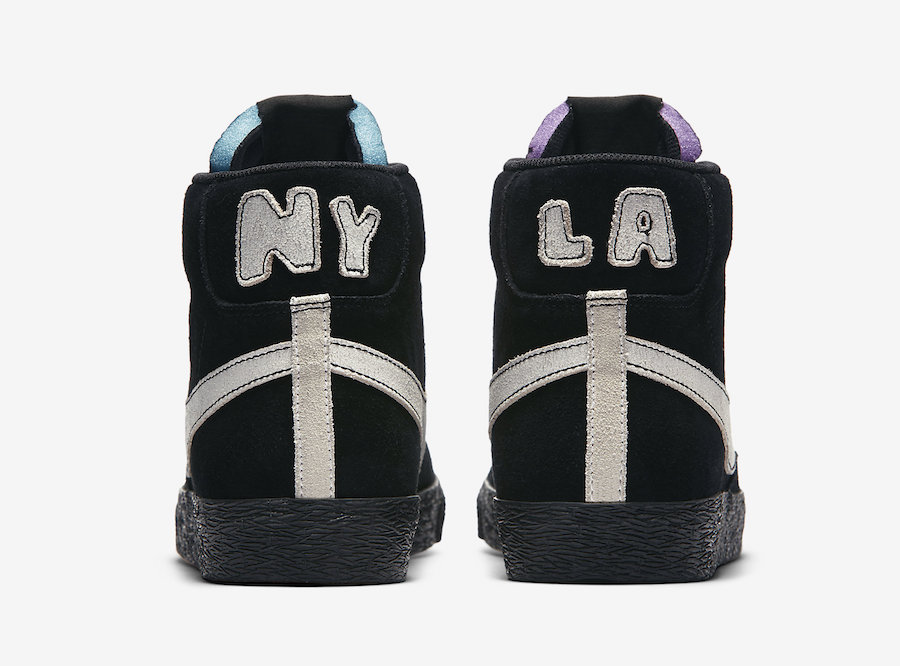 Nike Blazer Mid NY vs LA AT9978-001 Release Date