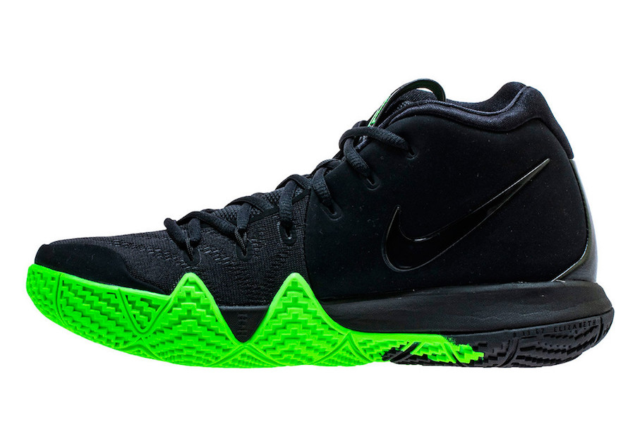 Nike Kyrie 4 Halloween Black Rage Green 943806-012 Release Date