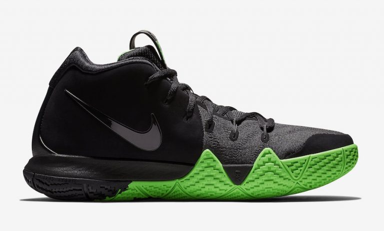 kyrie 4 black rage green