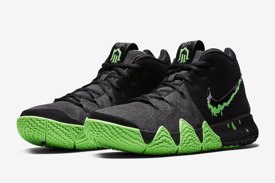 Nike Kyrie 4 Halloween Black Rage Green 