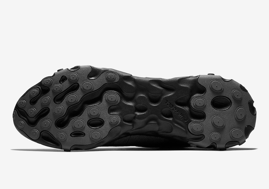 Nike React Element 55 Triple Black BQ6166-008 Release Date