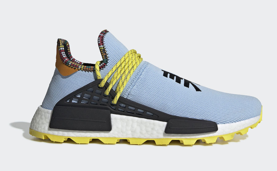 Pharrell adidas NMD Hu Clear Sky Blue EE7581 Inspiration Pack Release Date
