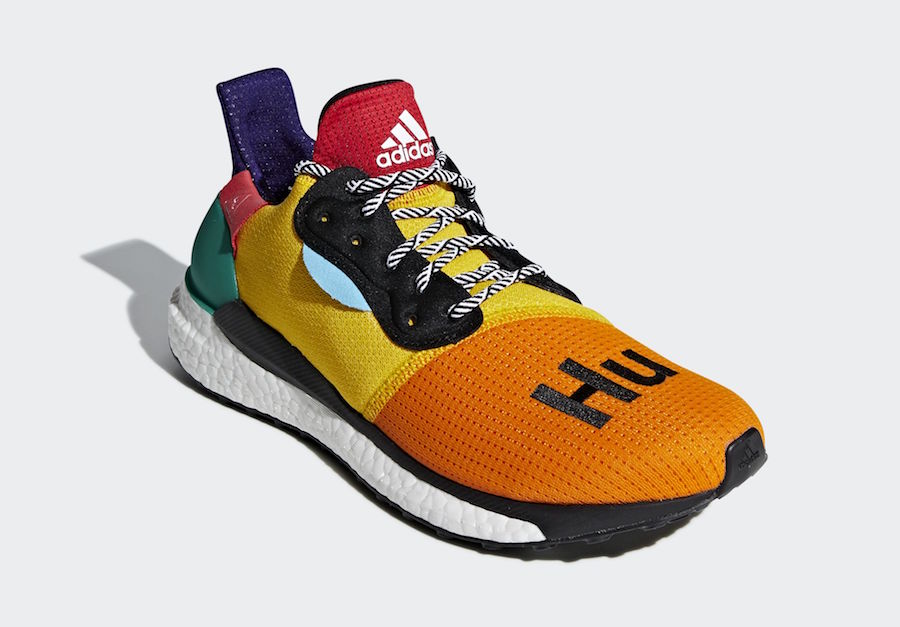 Pharrell adidas Solar Hu Glide Multicolor BB8042 Releae Date