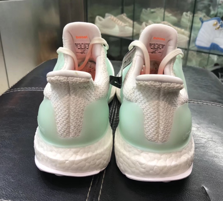 adidas Ultra Boost Glow White Mint Sample - Sneaker Bar Detroit