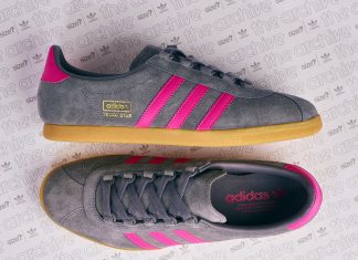 size? Exclusive adidas Trimm Star Grey Magenta Release Date