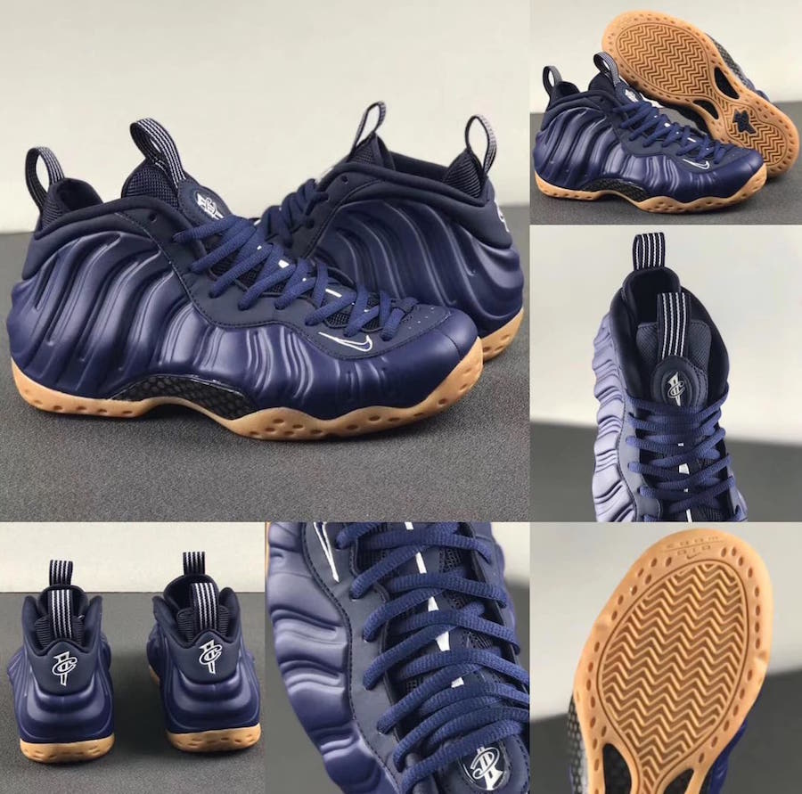 2019 Nike Air Foamposite One Midnight Navy Gum 314996-405 Release Date