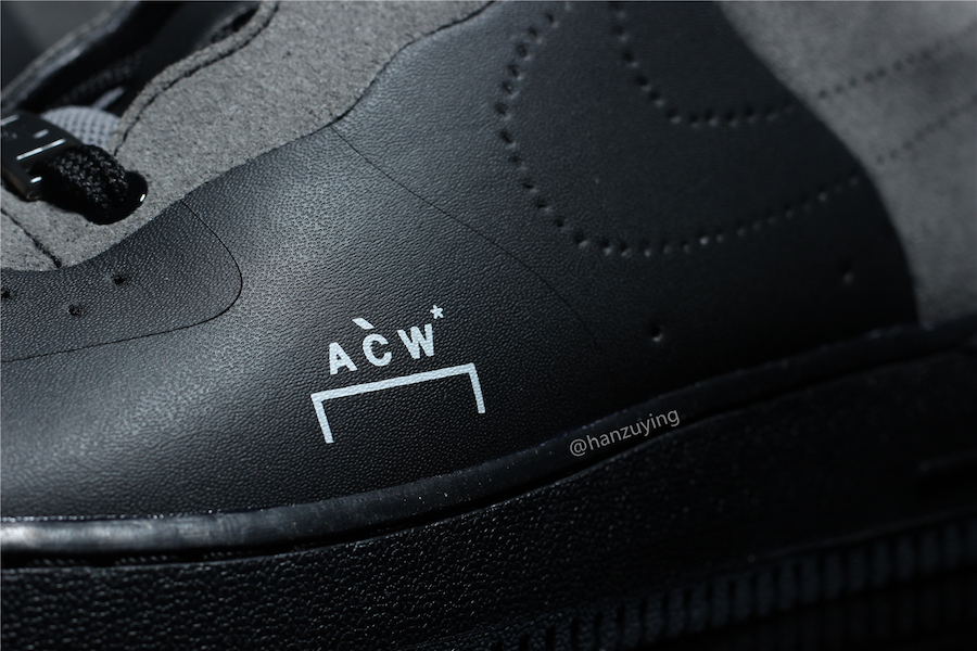 A Cold Wall Nike Air Force 1 Low Black BQ6924-001 Release Date