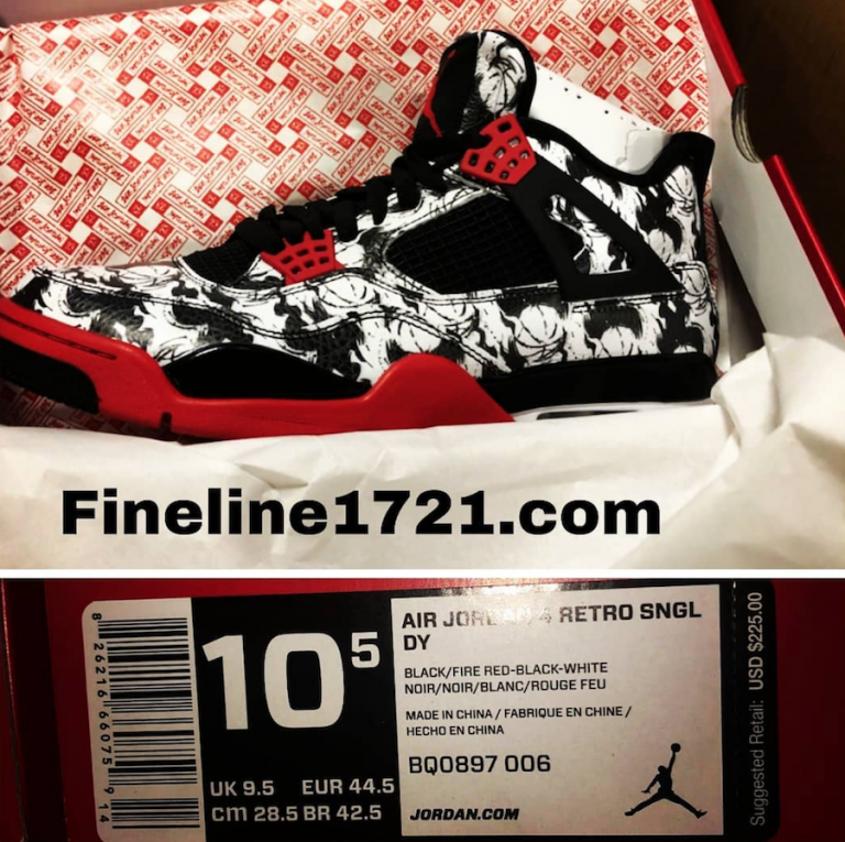 jordan retro 4 tattoo