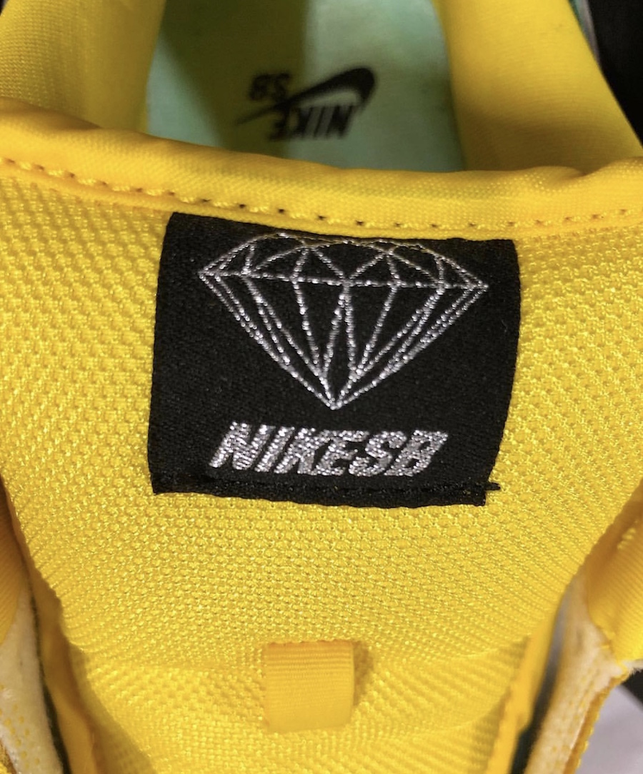 Diamond Supply Co. x Nike SB Dunk Low Yellow Release Date Price