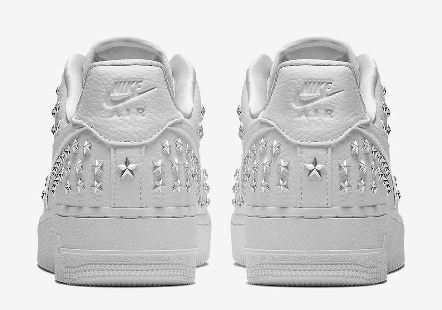 Nike Air Force 1 Low Stars White Sivler AR0639-100 Release Date