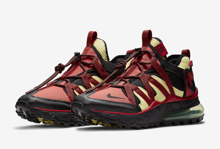 Nike Air Max 270 Bowfin University Red Light Citron AJ7200-003 Release Date