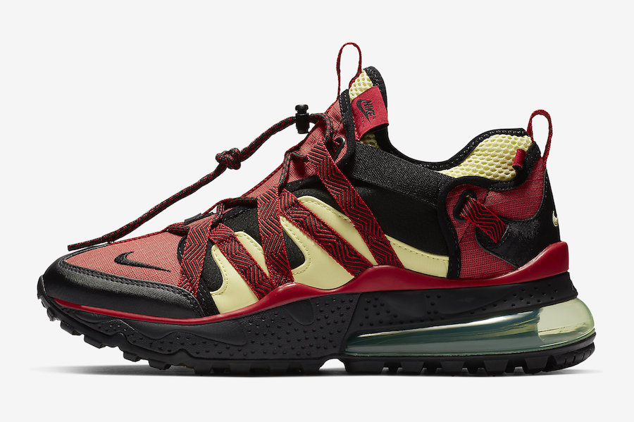 Nike Air Max 270 Bowfin University Red Light Citron AJ7200-003 Release Date