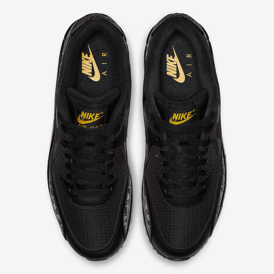 Nike Air Max 90 Black Yellow BQ4685-001