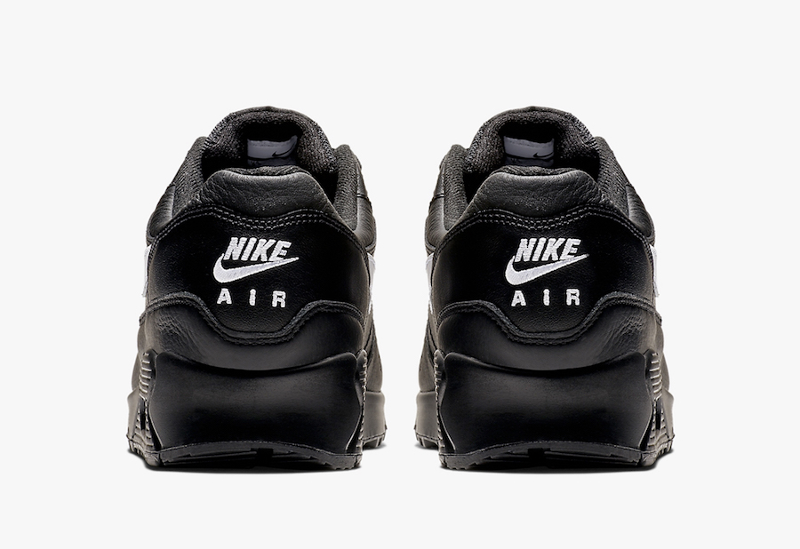 Nike Air Max 90/1 Black Leather AJ7695-001 Release Date