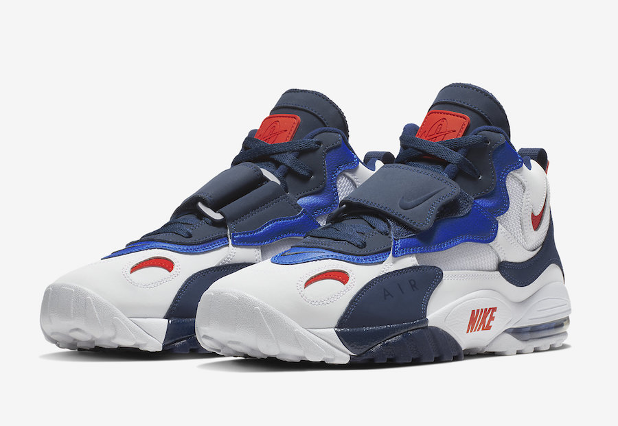 Nike Air Max Speed Turf White Blue Red BV1165-100 Release Date