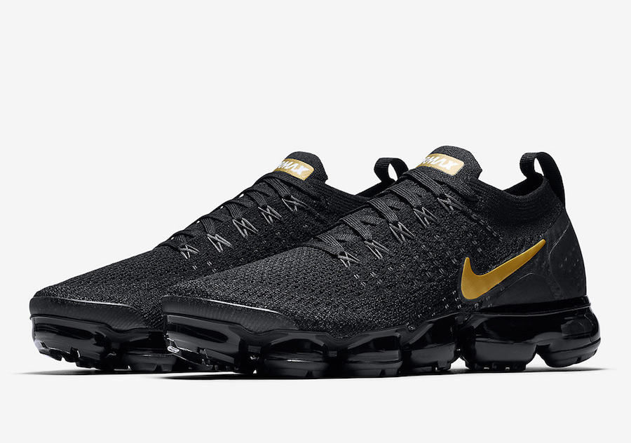 vapormax womens black and gold