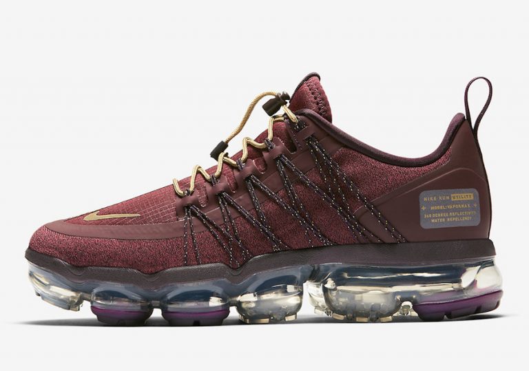 vapormax run utility burgundy