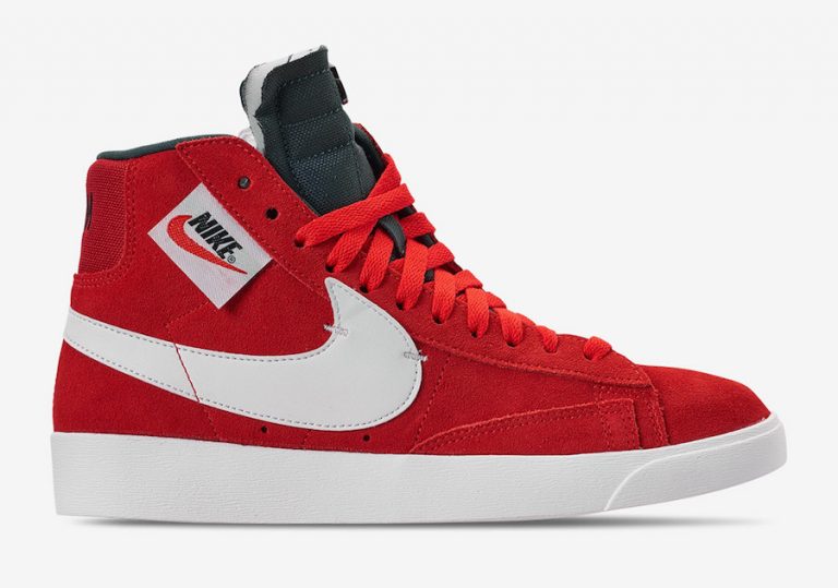 nike blazer habanero red on feet