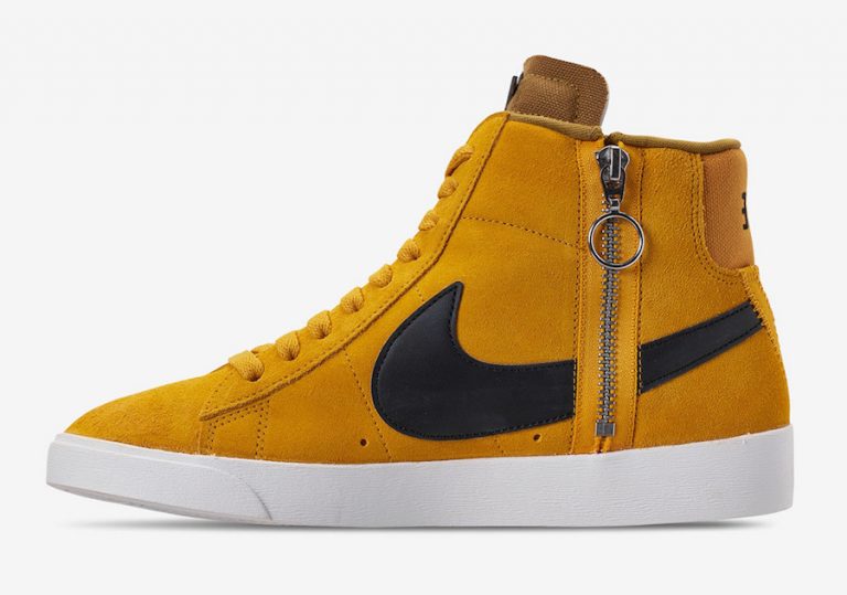 Nike Blazer Mid Rebel Habanero Red + Yellow Ochre - SBD