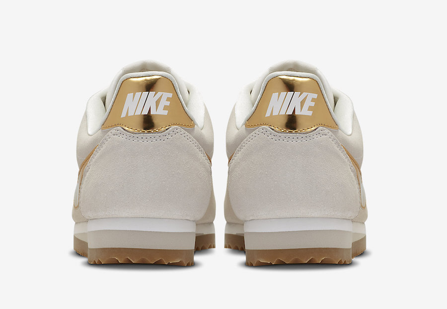 Nike Cortez Beige Metallic Gold 902856-013 Release Date