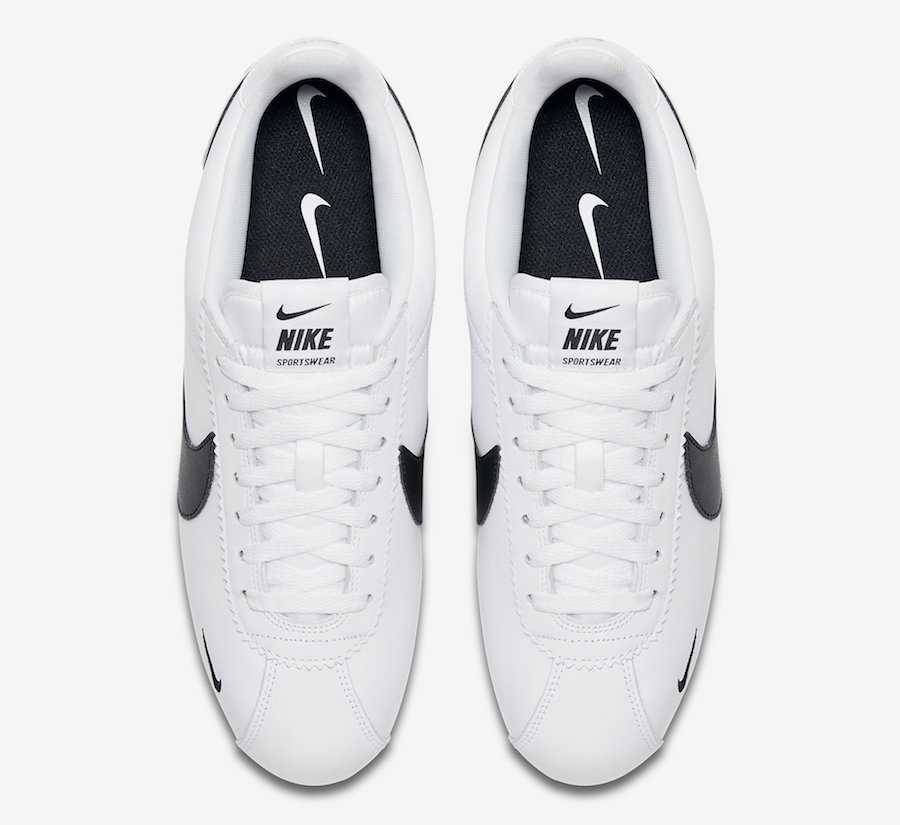 Nike Cortez Premium White Black 807480-104 Release Date