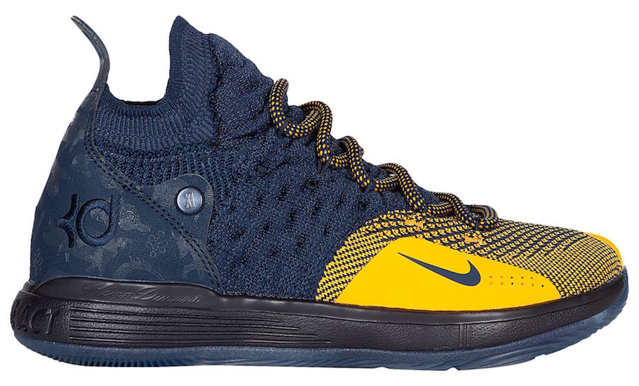 kd 11 yellow and blue