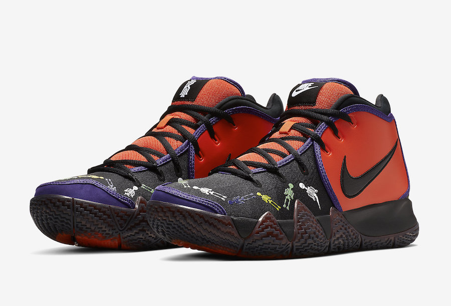 Nike Kyrie 4 DOTD Day of the Dead CI0278-800 Release Date Price