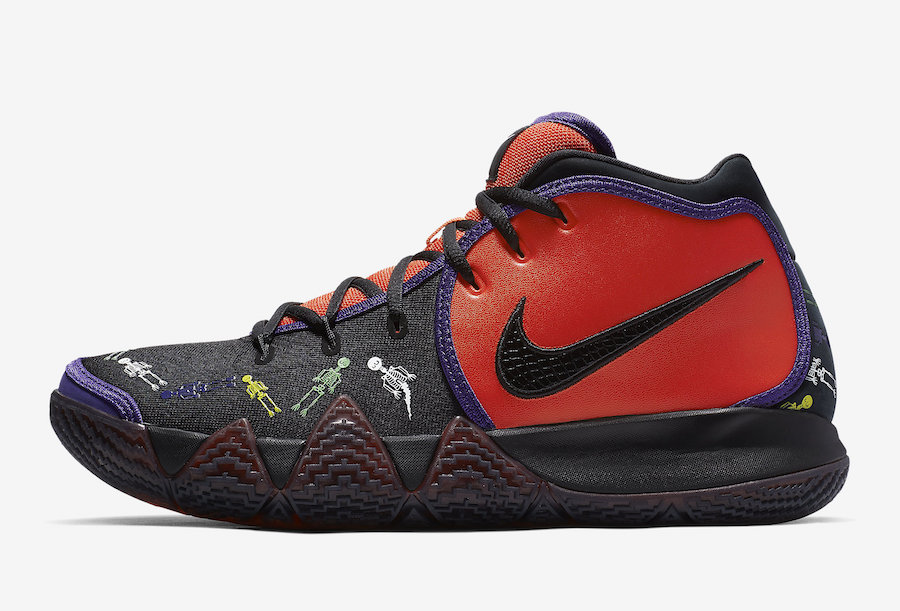 Nike Kyrie 4 DOTD Day of the Dead CI0278-800 Release Date Price