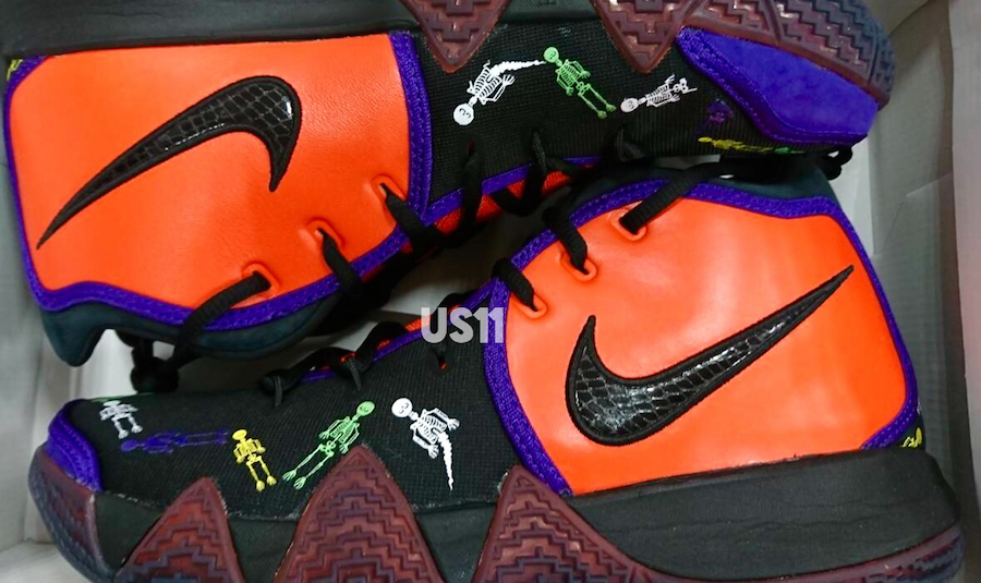 Nike Kyrie 4 DOTD Day of the Dead CI0278-800 Release Date