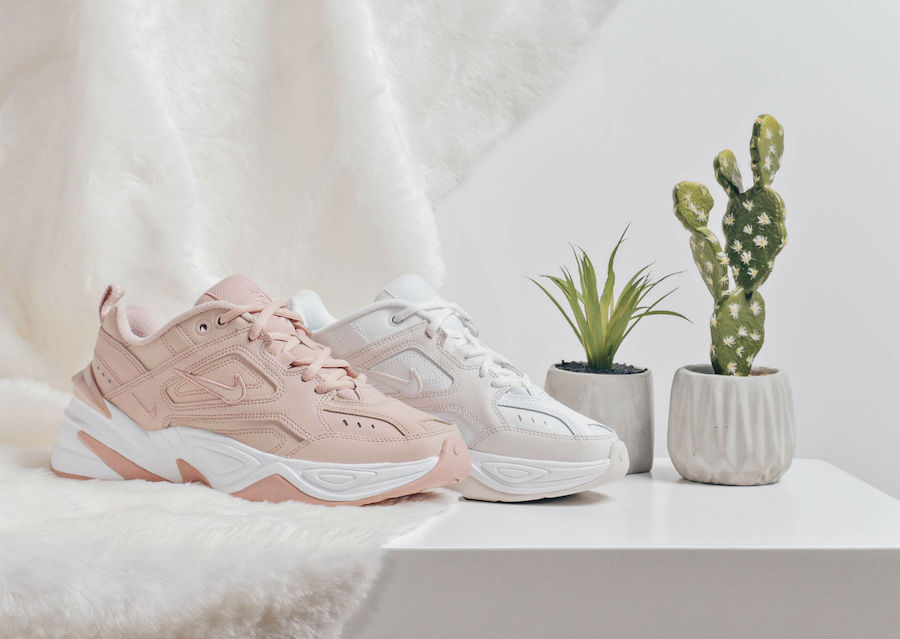 nike m2k tekno trainers particle beige summit white