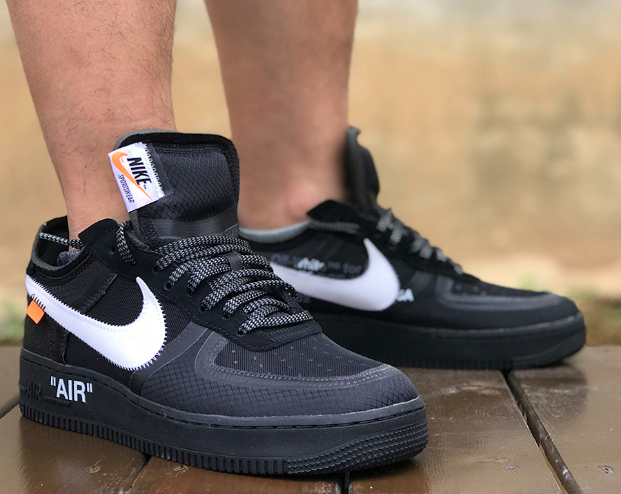Off-White x Nike Air Force 1 Low Black AO4606-001 Release Date
