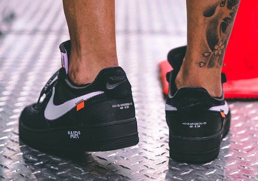 Off-White Nike Air Force 1 Low Black Release Date