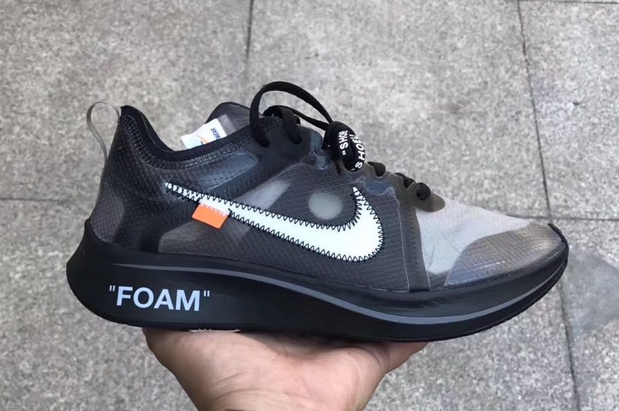 Off-White Nike Zoom Fly Black White Cone AJ4588-001 Release Date