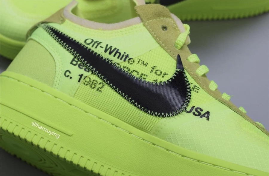 Off-White x Nike Air Force 1 Low Volt AO4606-700 Release Date