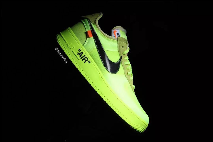 Off-White x Nike Air Force 1 Volt AO4606-700 Release Date