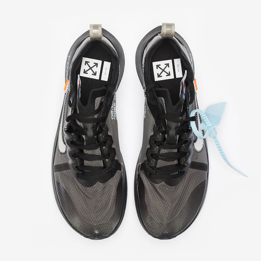 Off-White x Nike Zoom Fly Black AJ4588-001 Release Date Price