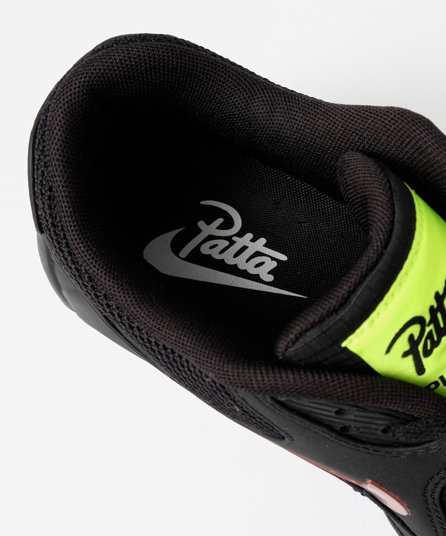 Patta Nike Air Max 90 95 Black Mars Stone Black CJ4741-001 Release Date