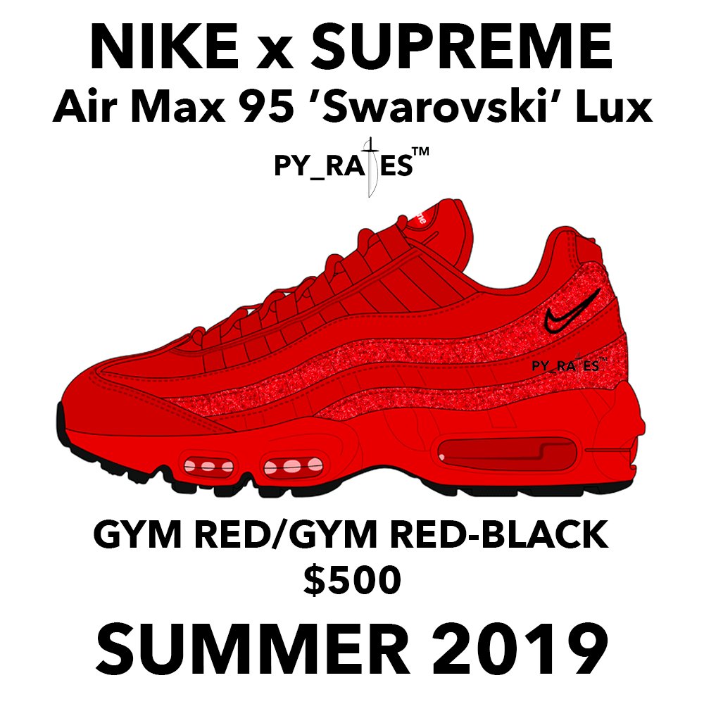 Supreme Nike Air Max 95 Lux Swarovski Release Date