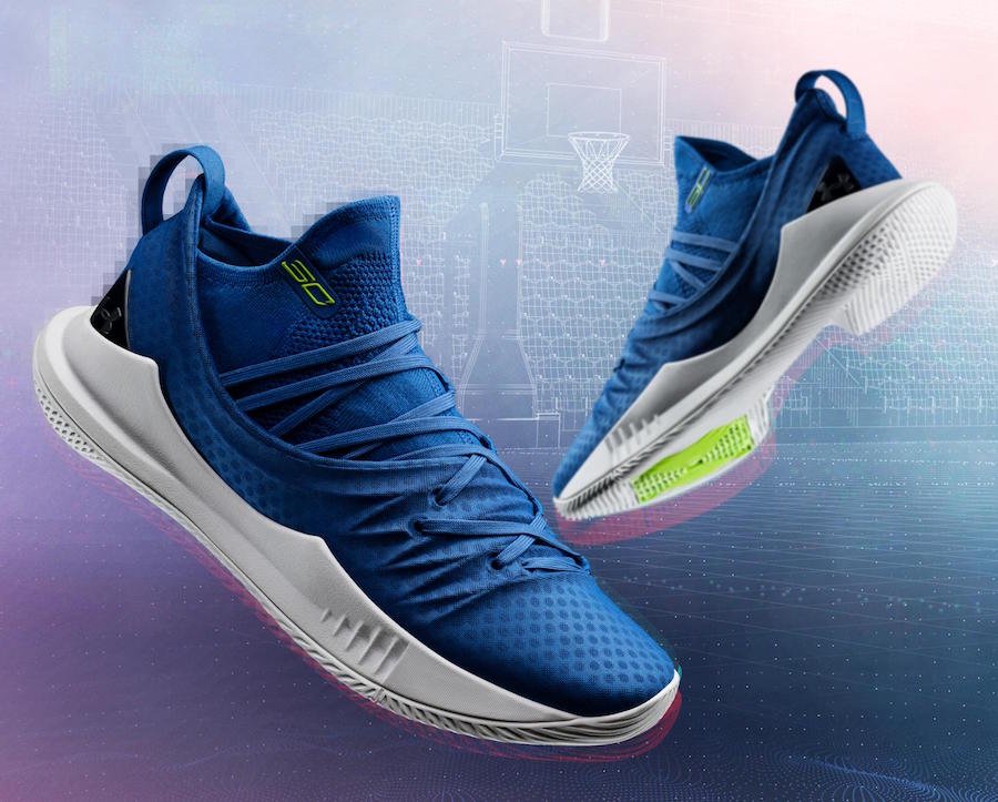 curry 5s blue